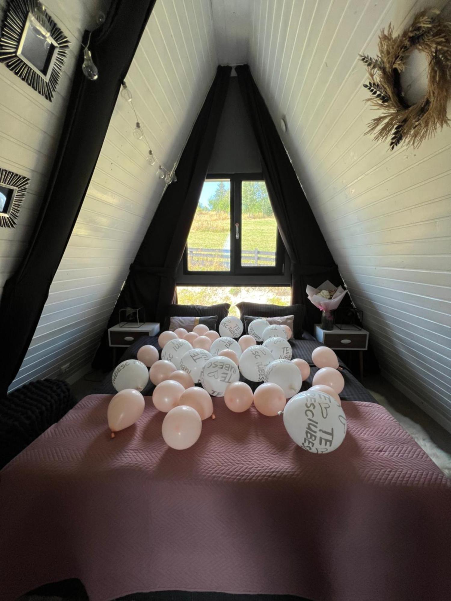 Nordik Cabin - Aframe With 2 Bedrooms Mărişel Exterior foto